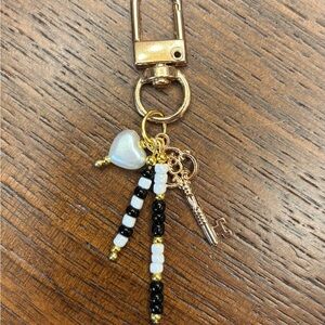 New handmade bag Cham zipper pull beaded Keychain Accessory